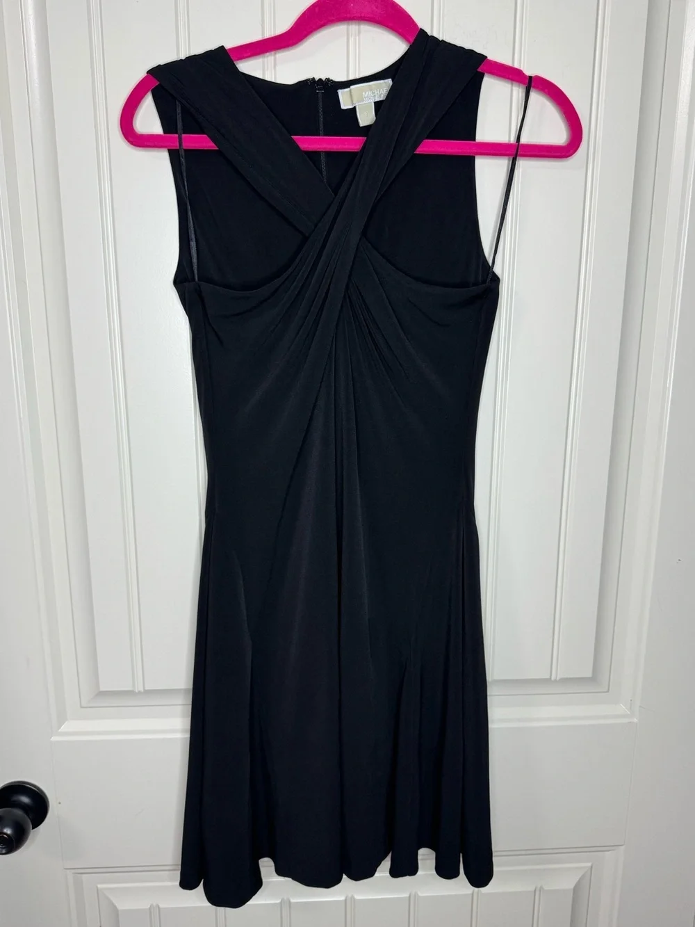 MICHAEL KORS 🖤 Black Crisscross Flowy Mini Dress (Women’s Size 6)